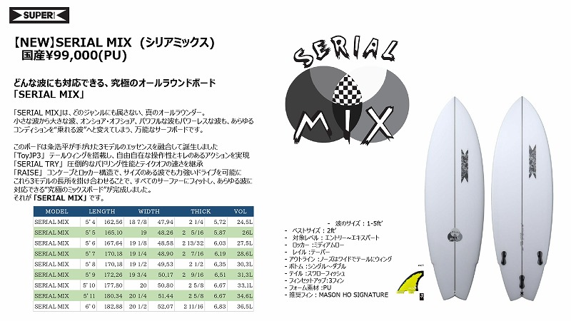 SUPER BRAND スーパーブランド SERIALTRY HELIX シリアルトライ