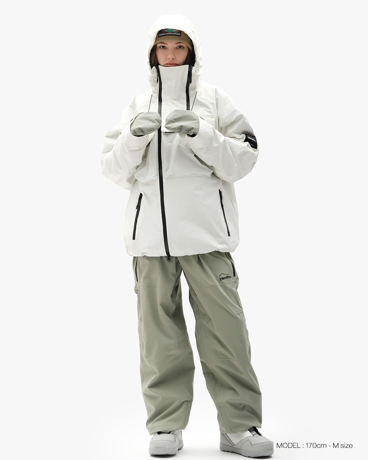 DIMITO QUASAR FZ JACKET WHITE