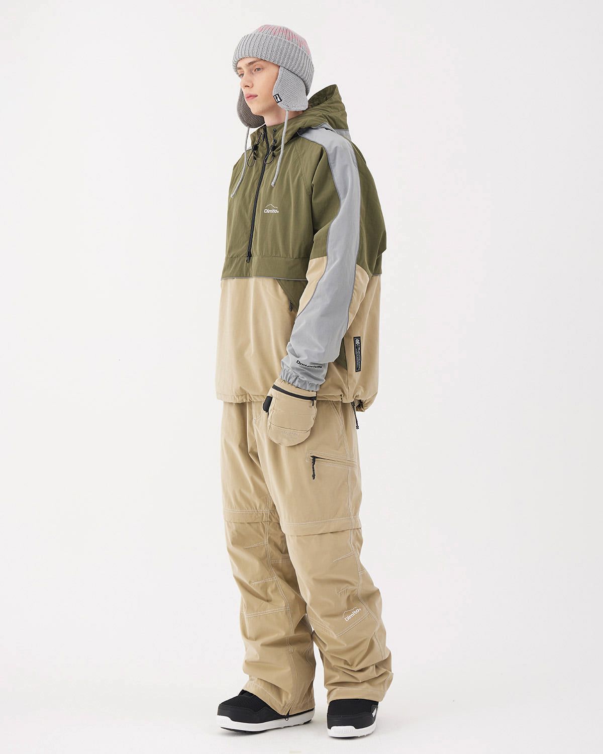 DIMITO ATOM ANORAK JACKET KHAKI