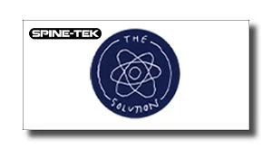 image - SHOP NEWS | ムラサキスポーツオンラインストア 通販 Spine-Tek logo in the top-left corner beside a blue circular emblem featuring an atomic model.