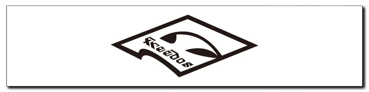 Logo: a diamond-shaped frame with a stylized leaf and curved line, plus a curved wordmark along the edge.