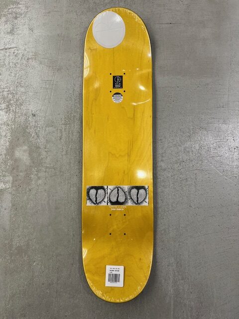 スケートボードデッキ 紫と黄色のデザイン スケボー デッキ 単品 スケートボード HARDBODY ハードボディー ハード