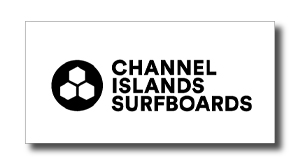 Channel Islands Surfboards logo: black circular icon and bold 'CHANNEL ISLANDS SURFBOARDS' text.
