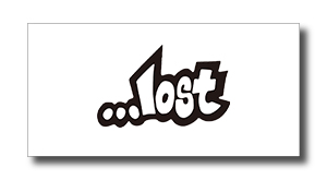 Stylized logo reading '...lost?' on a white background (graffiti-style wordmark)
