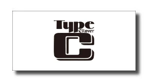 Type Rover logo featuring bold typography above a stylized brown C-shaped emblem.